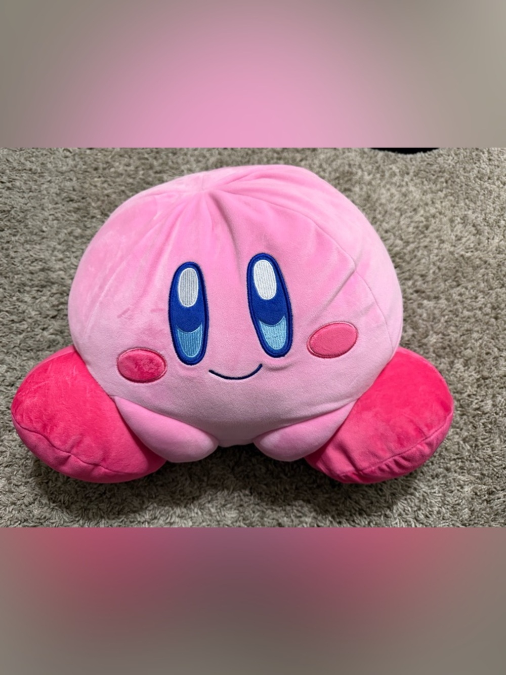 TOMY Club Mocchi - Mocchi Large Plush - Kirby (Mega) 15”